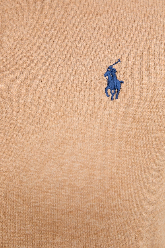 Polo Ralph Lauren kardigan damski z bawełną 211971871 brązowy