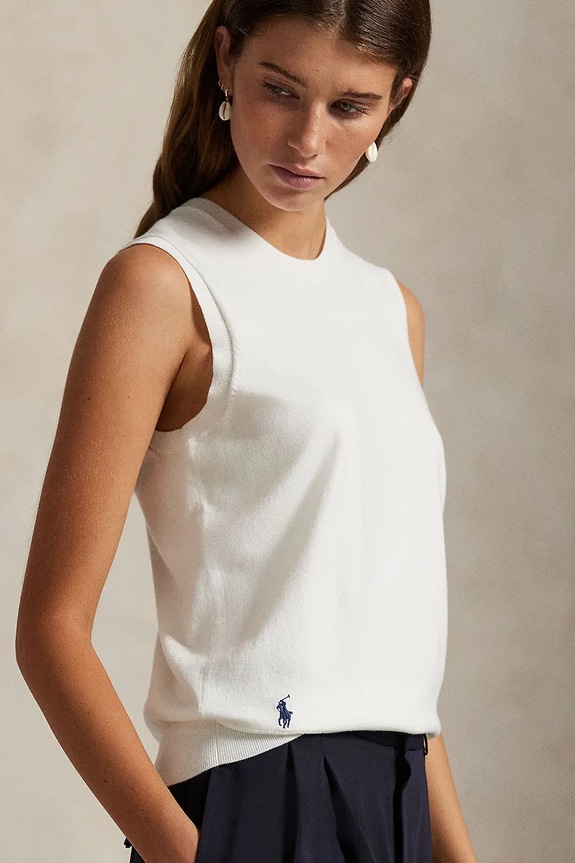 Polo Ralph Lauren kamizelka biały 211972111