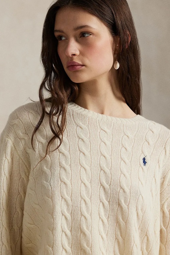 Polo Ralph Lauren maglione bianco 211972115