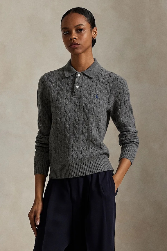 Polo Ralph Lauren woolen jumper wool gray 211972132