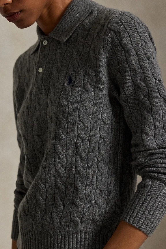 Polo Ralph Lauren woolen jumper gray 211972132