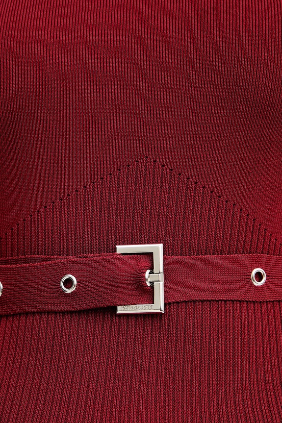 Pulover Patrizia Pepe 8K0309.K274 rdeča