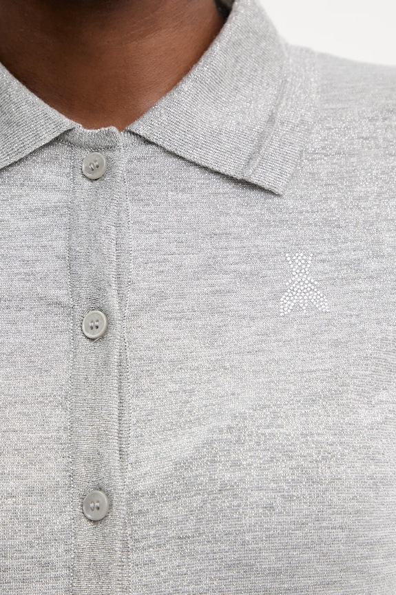 Kratka majica Patrizia Pepe 8K0320.K128 siva