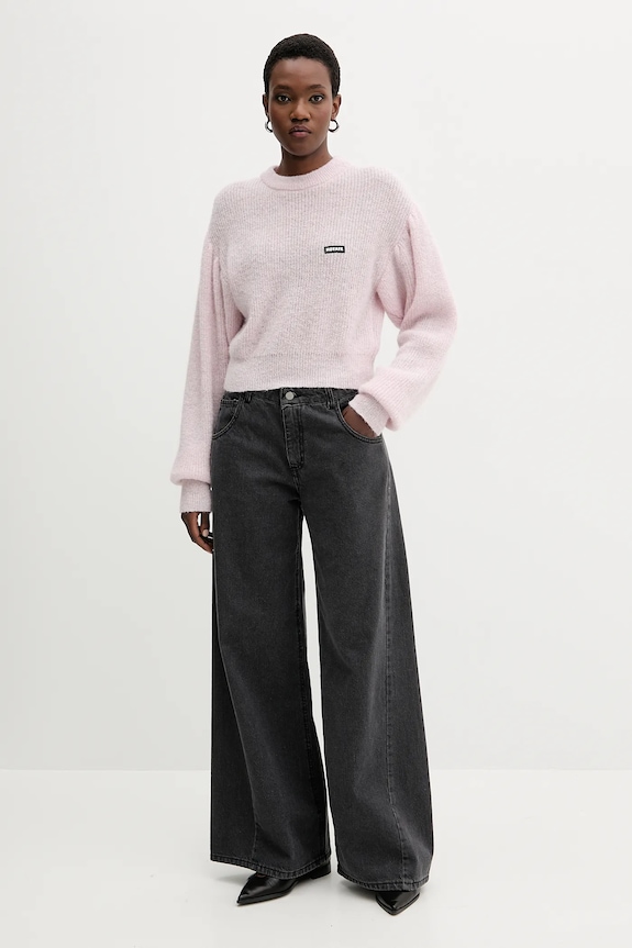 Vlněný svetr Rotate 114278191 růžová AW25