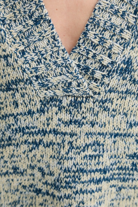 MUNTHE vestă de lână LARAZZA 253160325371 albastru
