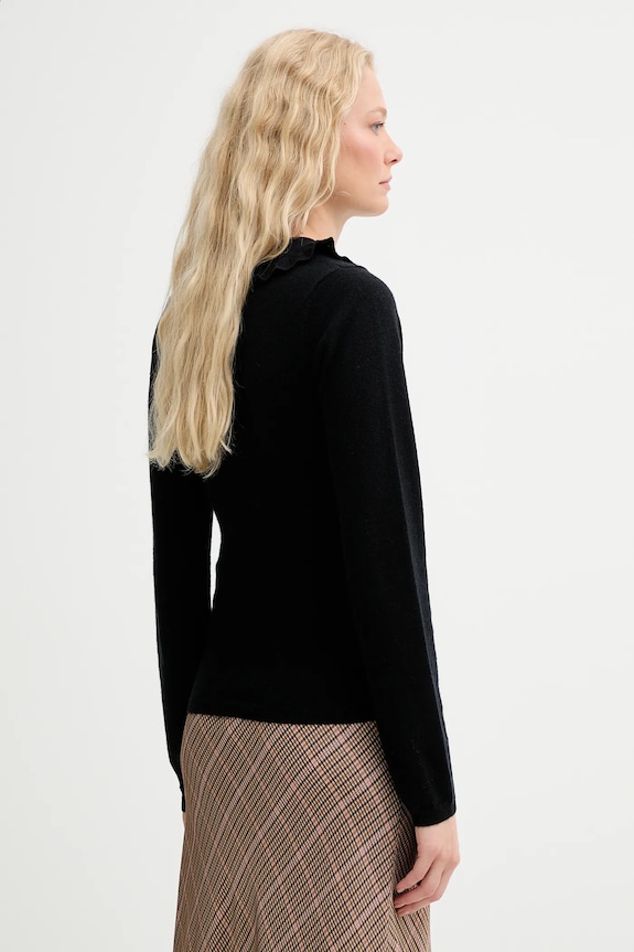 Îmbrăcăminte MUNTHE pulover de lână LIVO 253161525373 negru