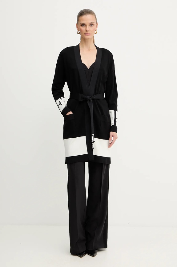 Elisabetta Franchi cardigan MK02S56E2 nero AW25