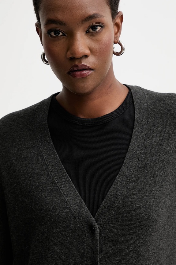 Calvin Klein kardigán szürke LV044C346G