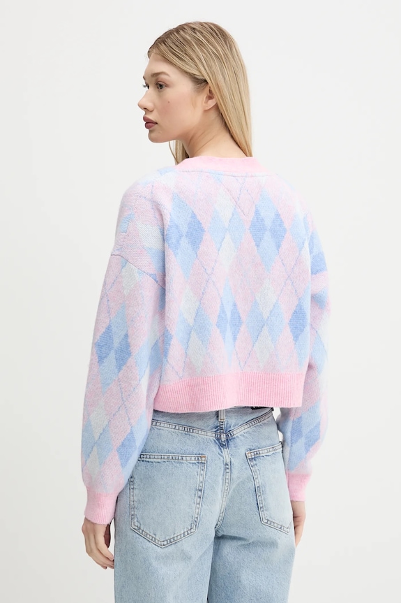 Ρούχα Πλεκτή ζακέτα Tommy Jeans DW0DW21180 μπλε