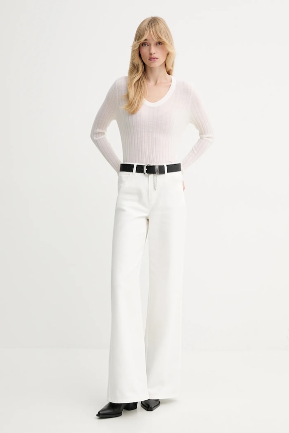 IRO pulover de lână WP12HATTIE bej AW25