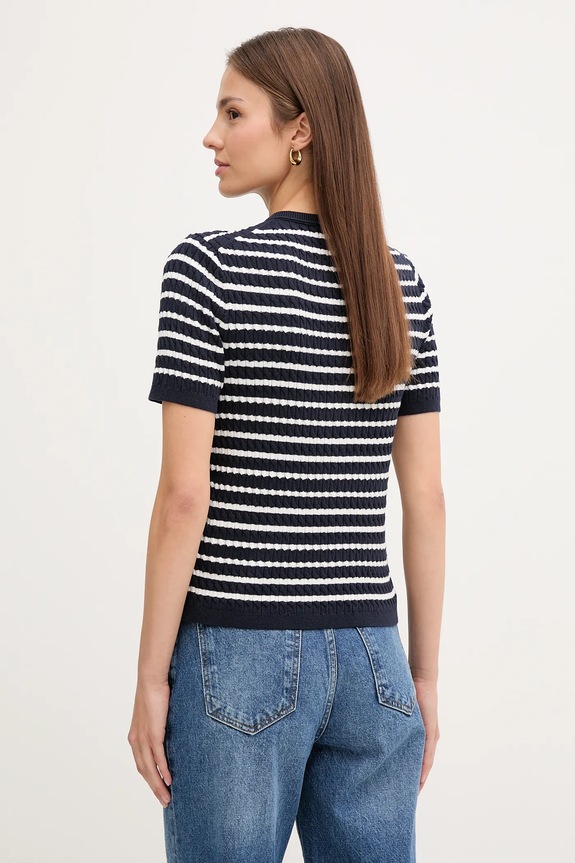 Ρούχα Βαμβακερή ζακέτα Tommy Hilfiger WW0WW45707 σκούρο μπλε