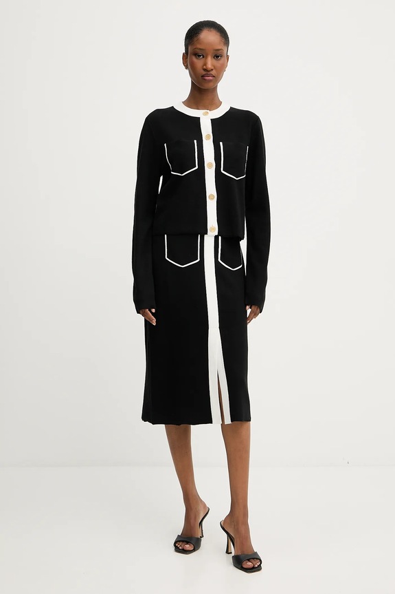 Karl Lagerfeld kardigan A3W18029 czarny AW25