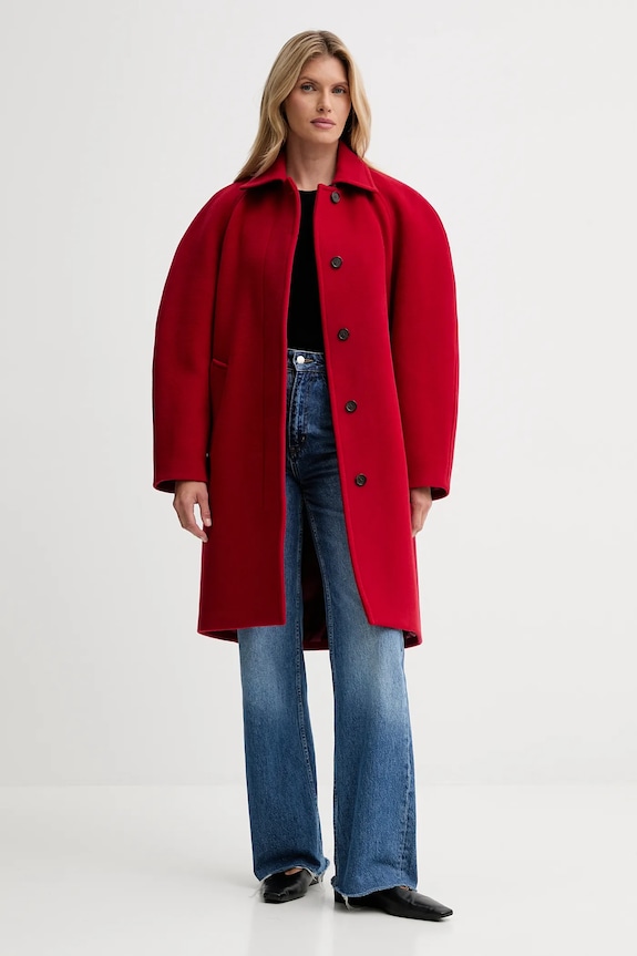 PS Paul Smith pulover de lână W2R.577N.T31327 negru AW25