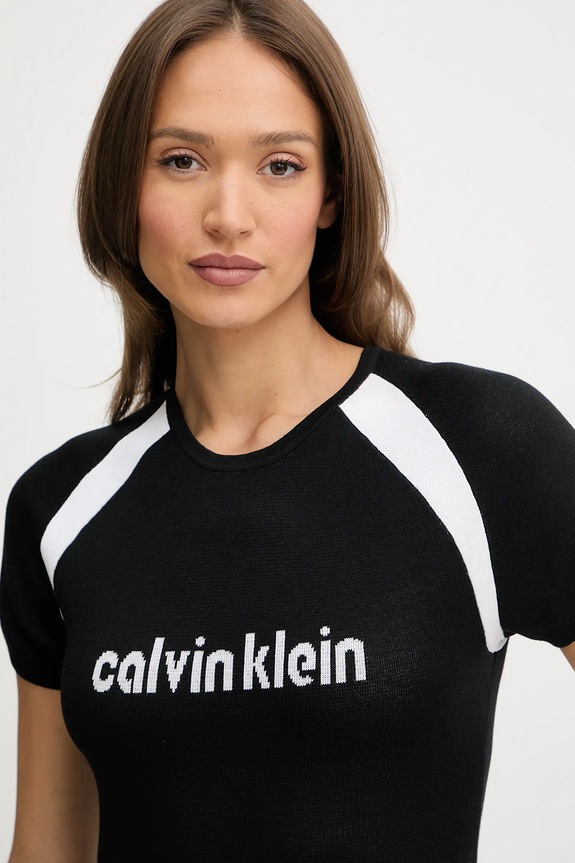 Ρούχα Πουλόβερ Calvin Klein Jeans LV047C307G μαύρο