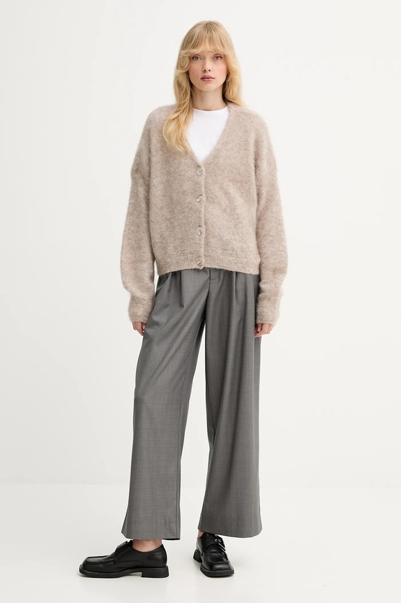 Gestuz cardigan din lână 10910789 bej AW25
