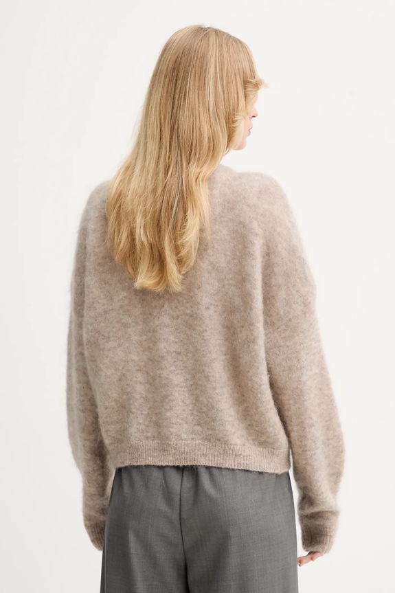 Îmbrăcăminte Gestuz cardigan din lână 10910789 bej