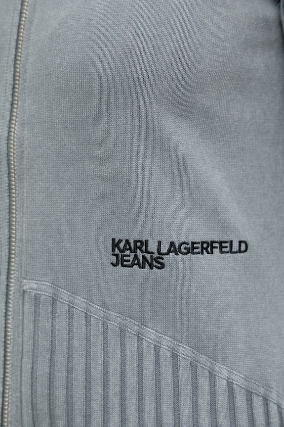 Karl Lagerfeld Jeans cardigan din bumbac A3W18010 gri
