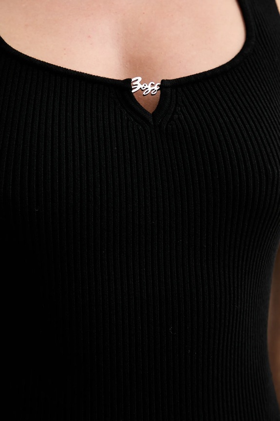 BOSS Orange top C_Fiura 50543939 negru
