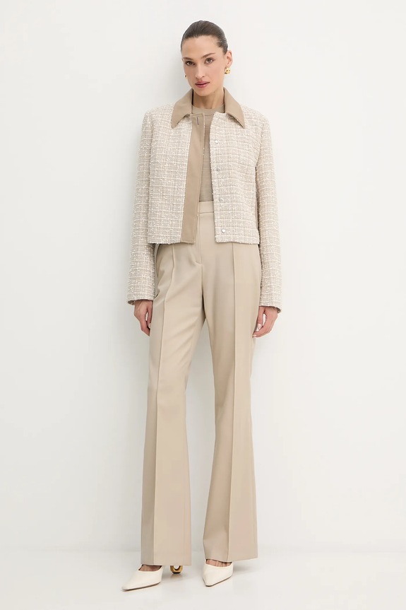 Vuneni pulover MICHAEL Michael Kors MT5619D4VR bež SS26