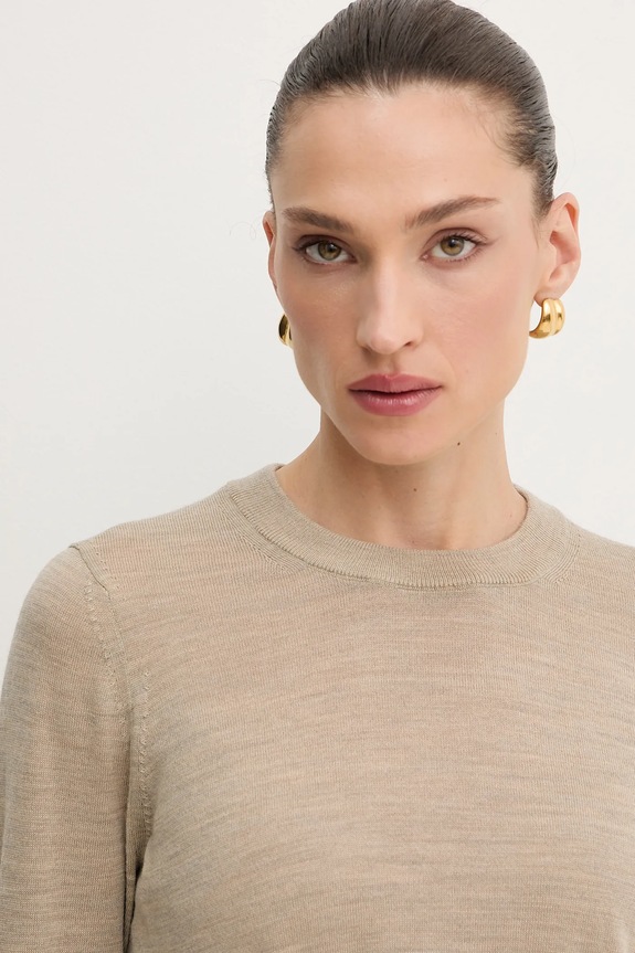 Vuneni pulover MICHAEL Michael Kors bež MT5619D4VR