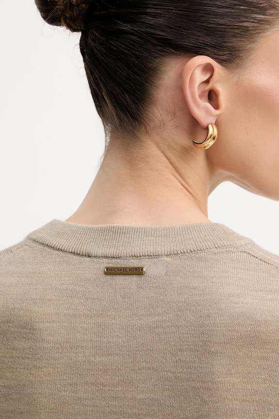 Vuneni pulover MICHAEL Michael Kors MT5619D4VR bež