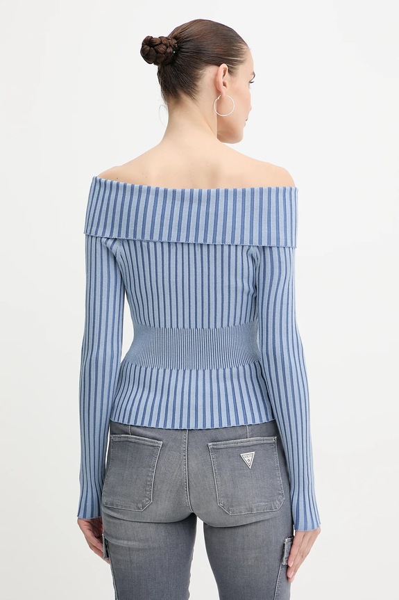 Abbigliamento Guess cardigan KATHRYN W5YR03.Z30I2 blu