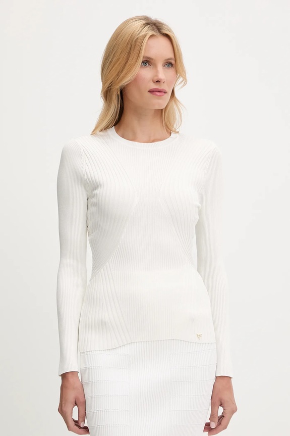 Guess sweter HANNA pozostałe biały W5YR08.Z0040