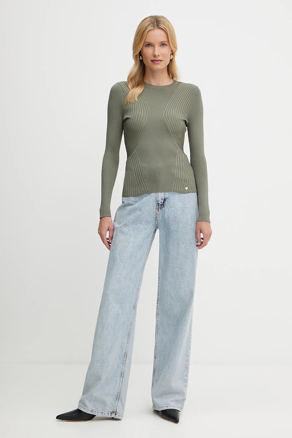 Pulover Guess HANNA W5YR08.Z0040 zelena AW25
