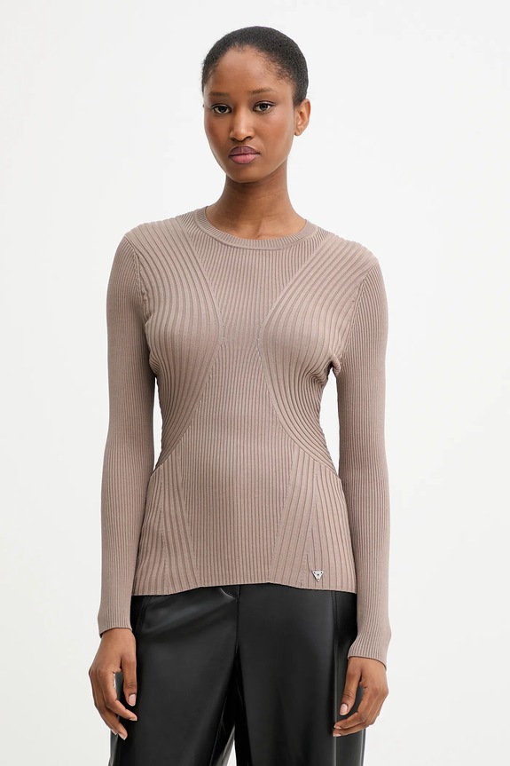 Guess sweter HANNA pozostałe beżowy W5YR08.Z0040