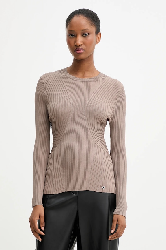Guess sweter HANNA pozostałe beżowy W5YR08.Z0040