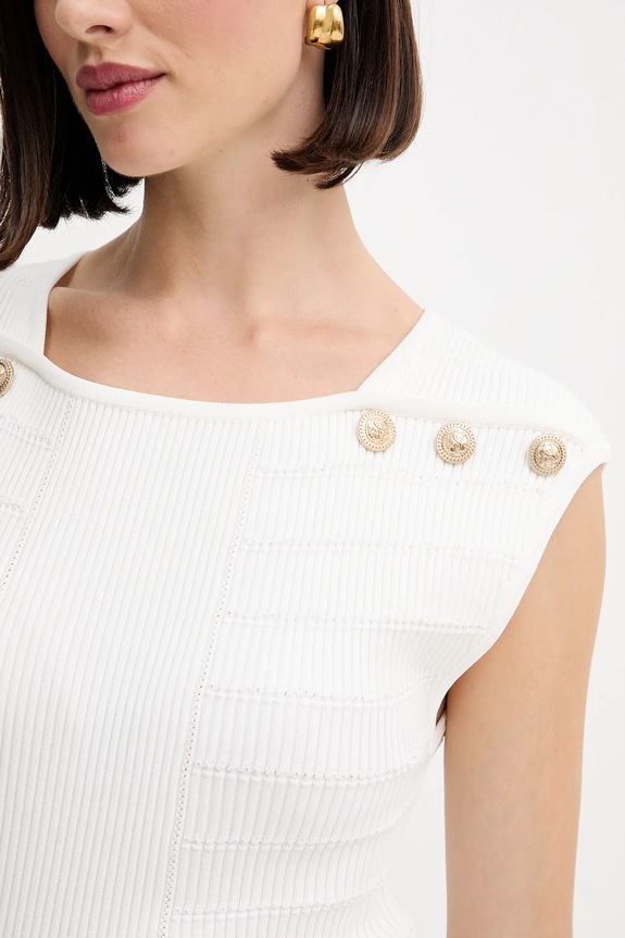 Top Guess EVANGELINE W5YR12.Z0130 λευκό