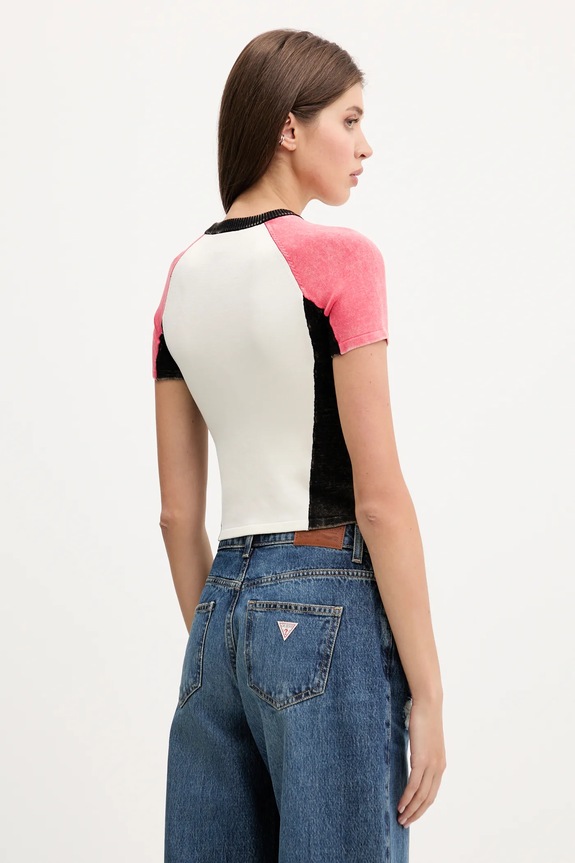 Oblečenie Tričko Guess Originals W5YR44.Z2YJ2 béžová