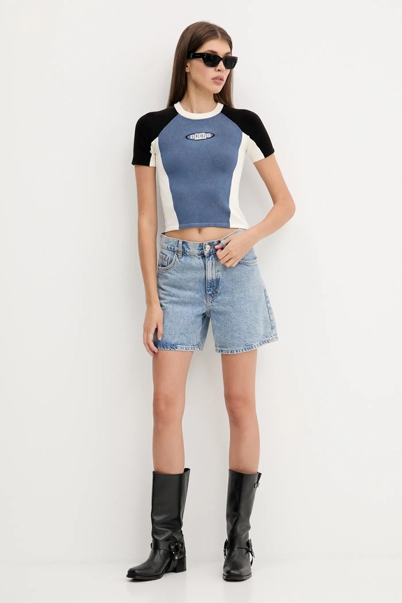 Tričko Guess Originals W5YR44.Z2YJ2 modrá AW25
