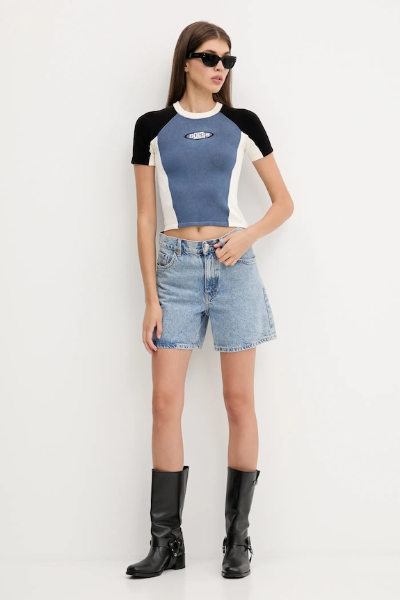 Tričko Guess Originals W5YR44.Z2YJ2 modrá AW25