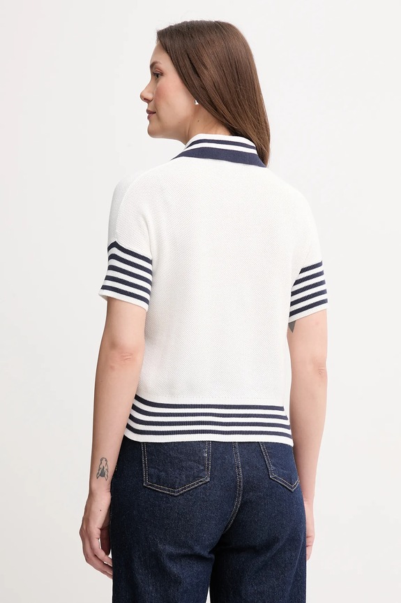 Ρούχα Βαμβακερό πουλόβερ United Colors of Benetton 1294E301D μπεζ