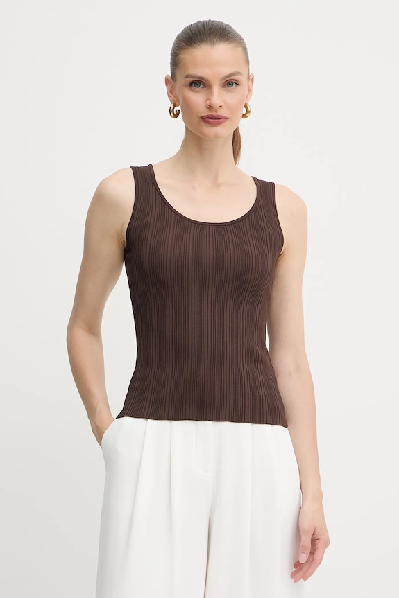 Marciano by Guess sweter i top KATHLEEN brązowy 5YGR00.5875Z