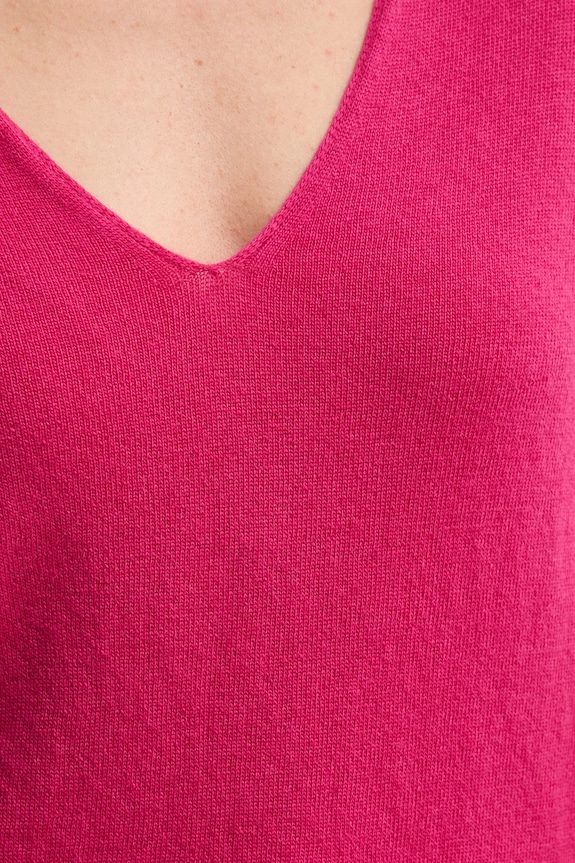 Вовняний светр United Colors of Benetton 1002D401Y рожевий