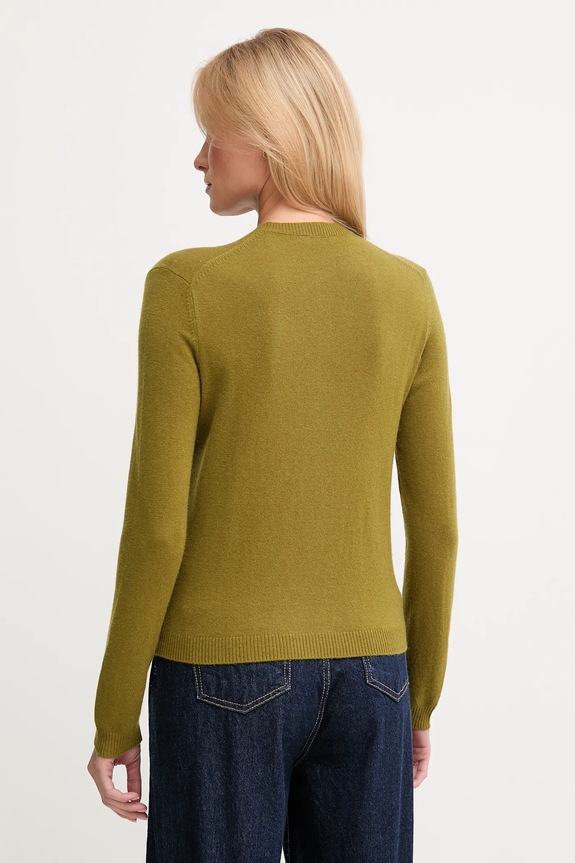 Ρούχα Ζακέτα με προσθήκη μαλλιού United Colors of Benetton 102HD502B πράσινο