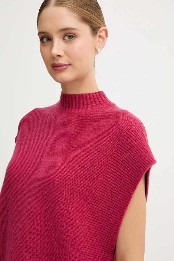 Жилет із додаванням вовни United Colors of Benetton рожевий 1244D10EF