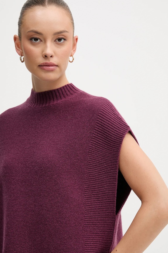 Жилет із додаванням вовни United Colors of Benetton 1244D10EF фіолетовий