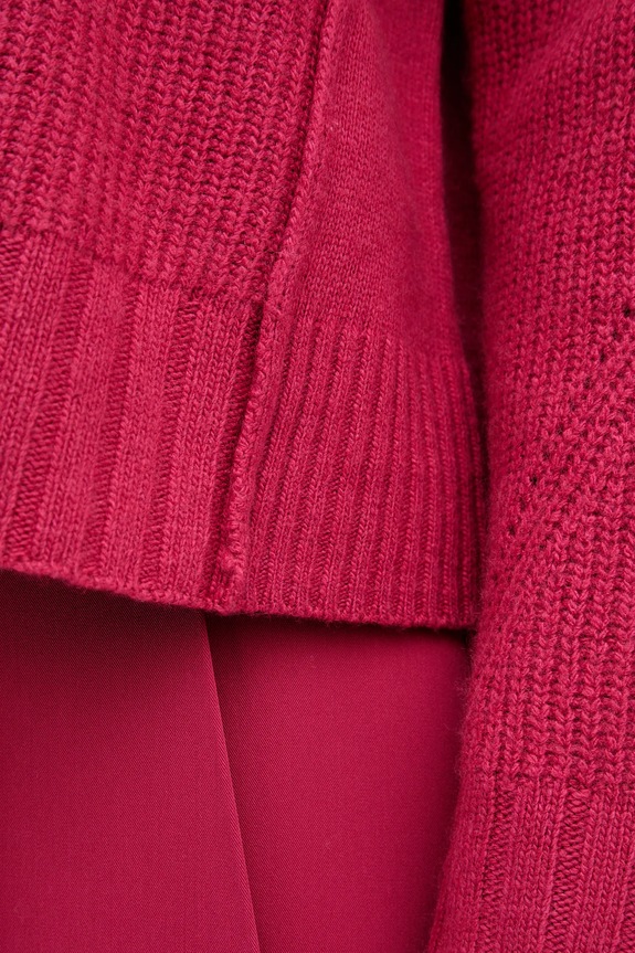 United Colors of Benetton pulover din amestec de lână 126WD402Z roz