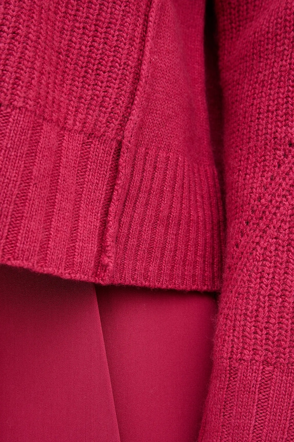 United Colors of Benetton pulover din amestec de lână 126WD402Z roz
