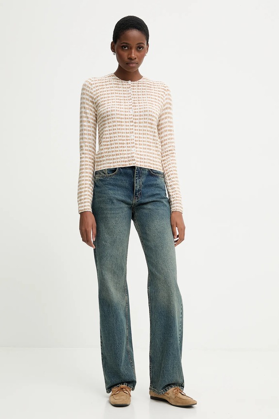United Colors of Benetton cardigan 12F3D5028 bej AW25