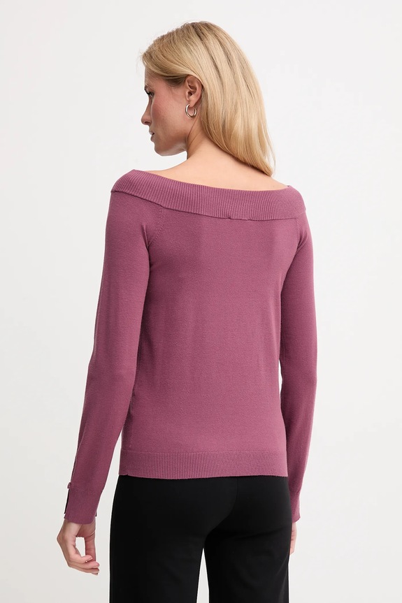 Ρούχα Πουλόβερ United Colors of Benetton 1W2AD10E0 μωβ