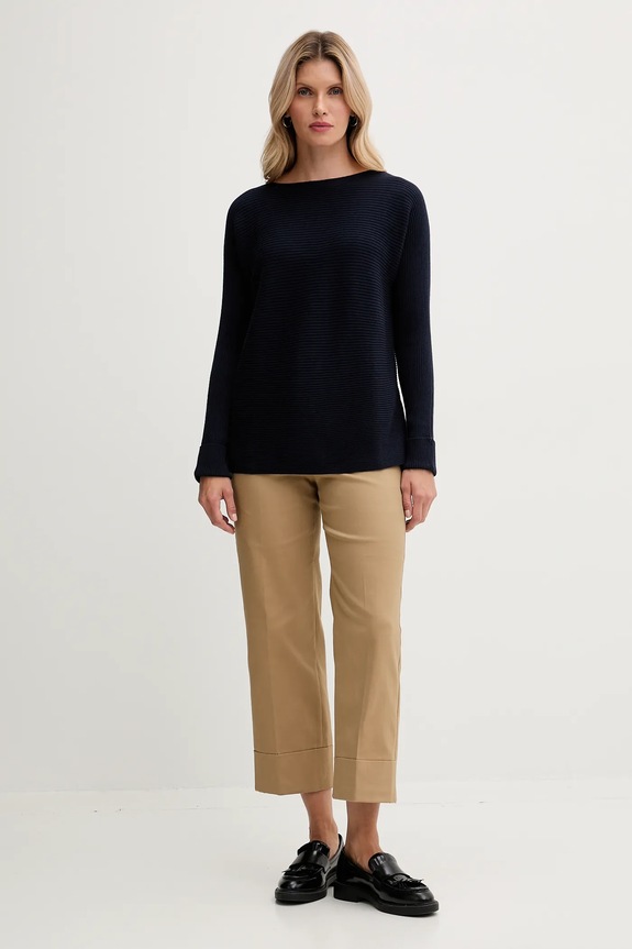 Pulover s dodatkom vune United Colors of Benetton 1Y6SD10CH mornarsko plava AW25