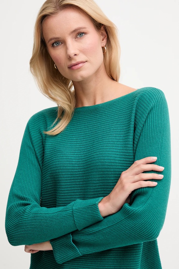 Πουλόβερ με προσθήκη μαλλιού United Colors of Benetton τιρκουάζ 1Y6SD10CH