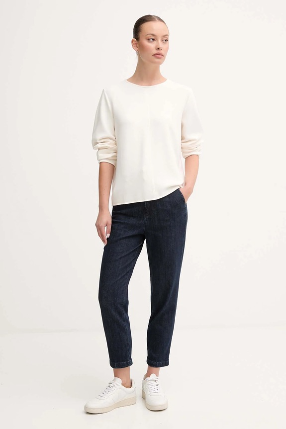 United Colors of Benetton bluză 3QAFD10AU bej AW25