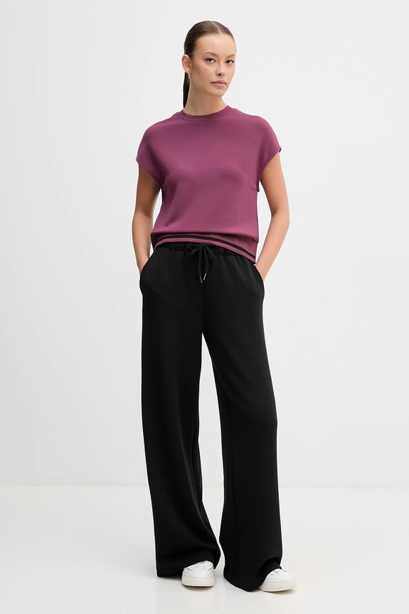 Tričko United Colors of Benetton 3QAFD10AX fialová AW25