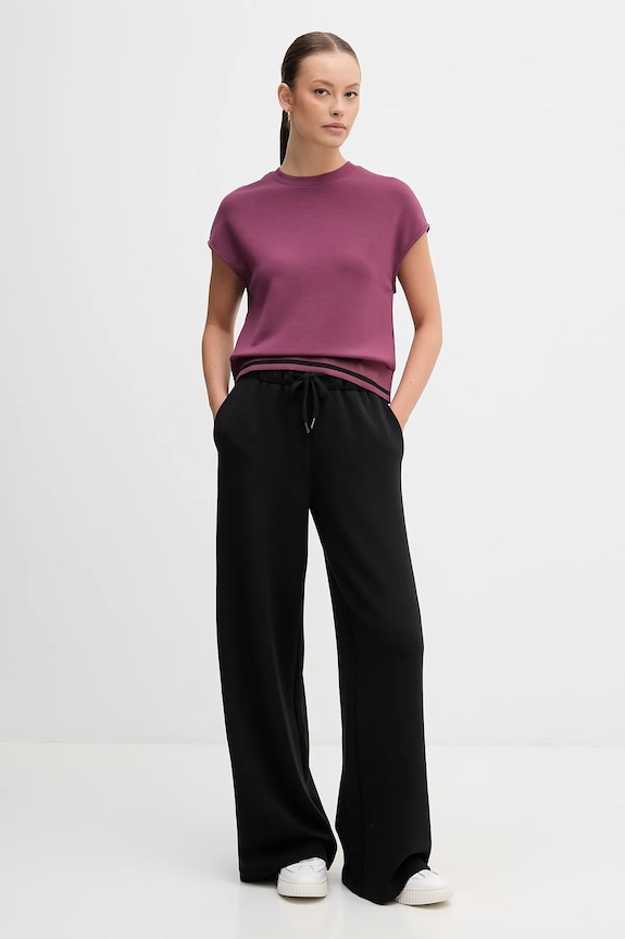 Tričko United Colors of Benetton 3QAFD10AX fialová AW25