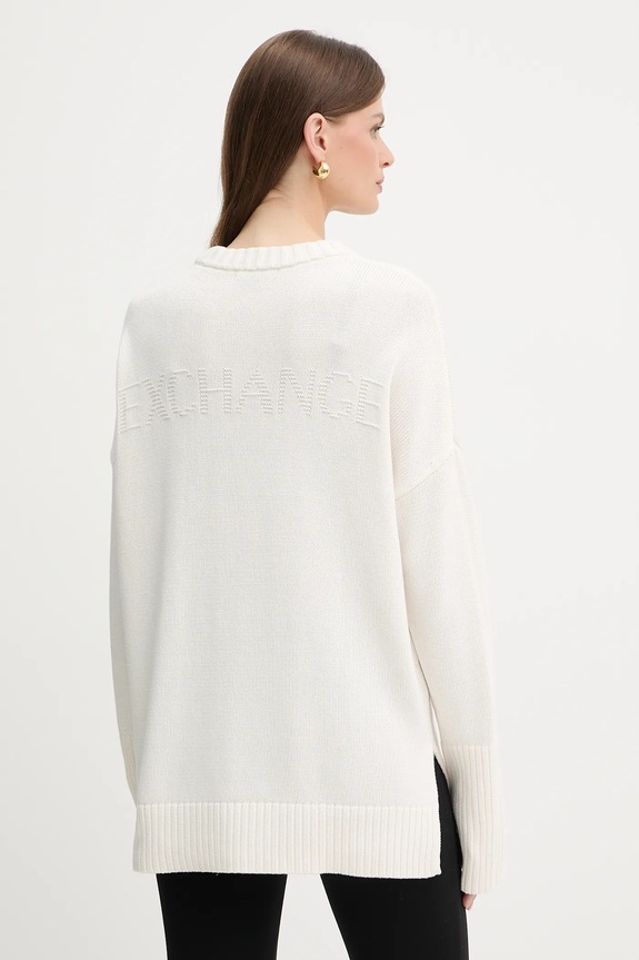 Odzież Armani Exchange sweter bawełniany XW000760.AF16552 beżowy